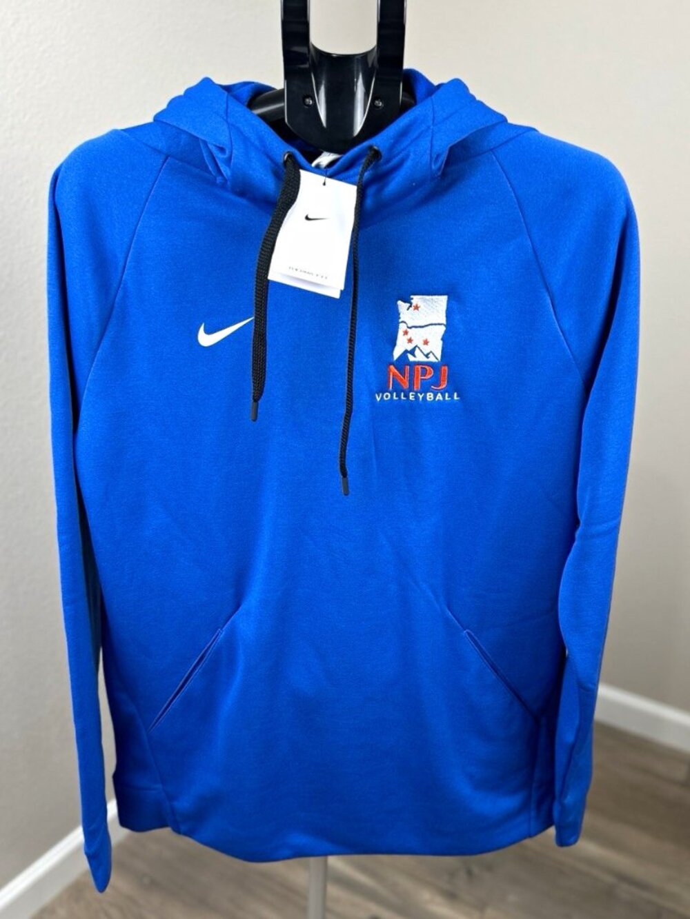 Nike Dri-FIT NPJ Volleyball Blue Pullover Hoodie Men’s M NWT